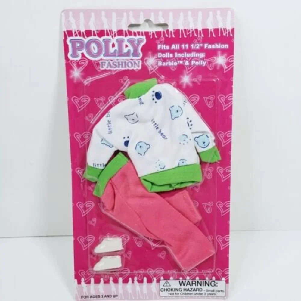 Vintage Polly Fashion Doll Late 1990s Barbie Clone Polyfect Little Bear NOS